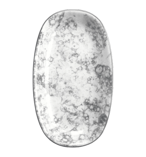 Rocks Black Gourmet Oval Tabak 19×11 cm